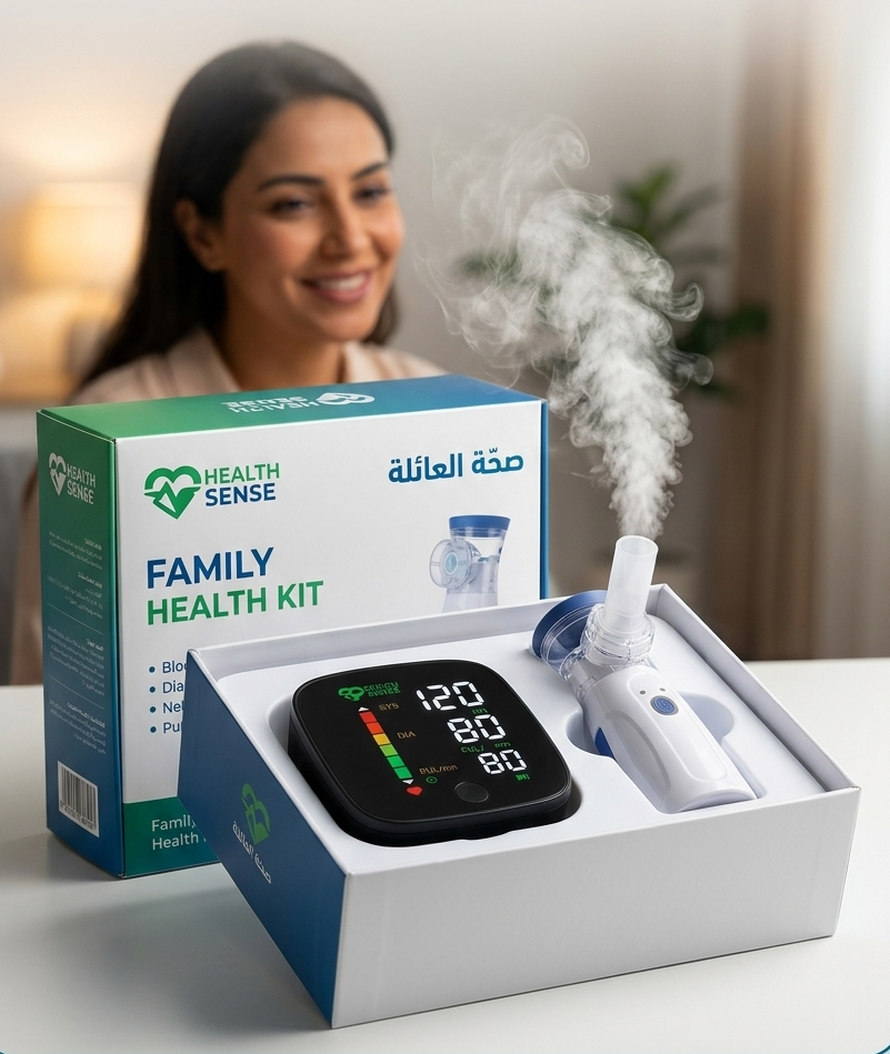 صحتك أولاً باك عائلي — Kit santé famille Maroc tensiomètre nébuliseur livraison gratuite